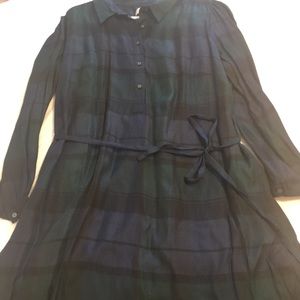 Loft tie waist dress